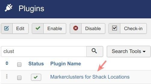 find markerclusters plugin