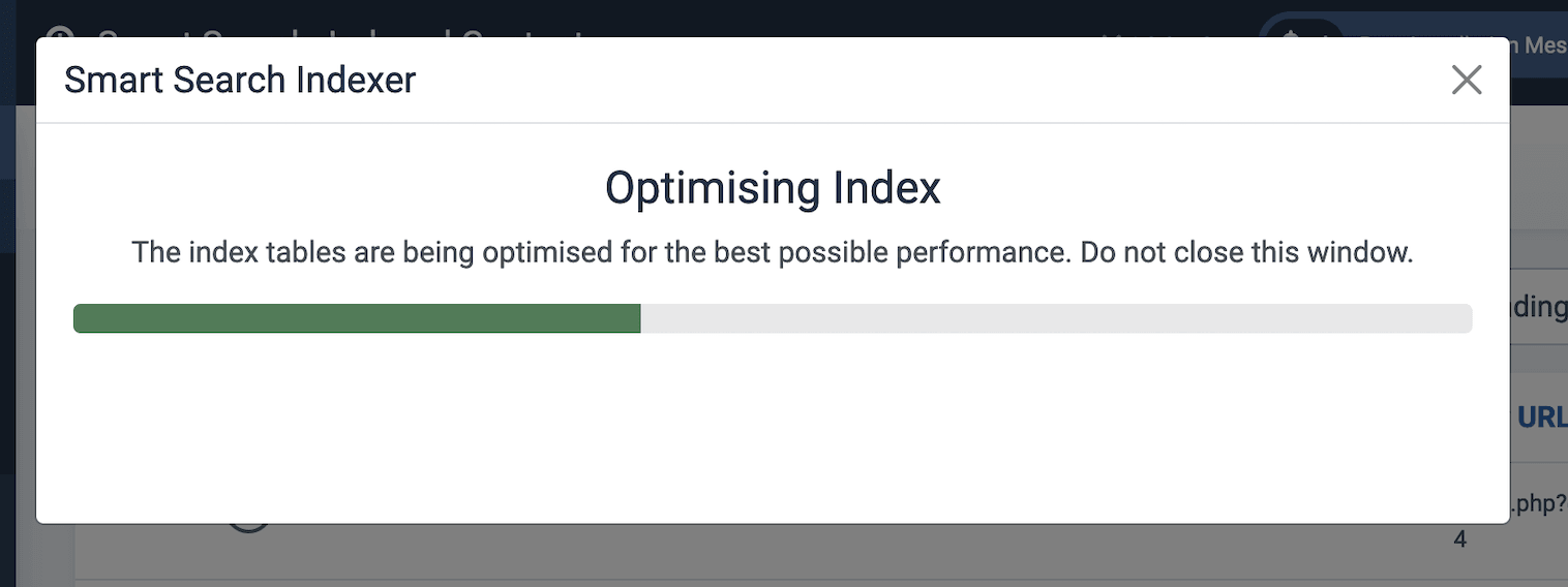 optimize index
