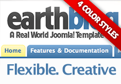 Earthblog Joomla Template