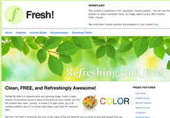 Fresh - Free Joomla Template