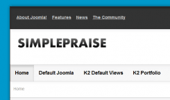 SimplePraise Joomla Template