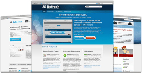 JoomlaPraise templates now at Joomlashack