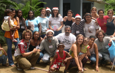 Casa do Caminho Children and Volunteers