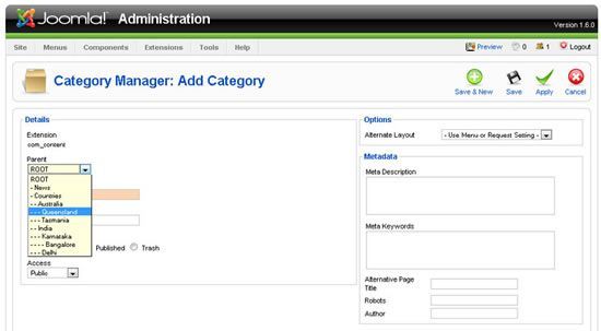 Joomla 1.6