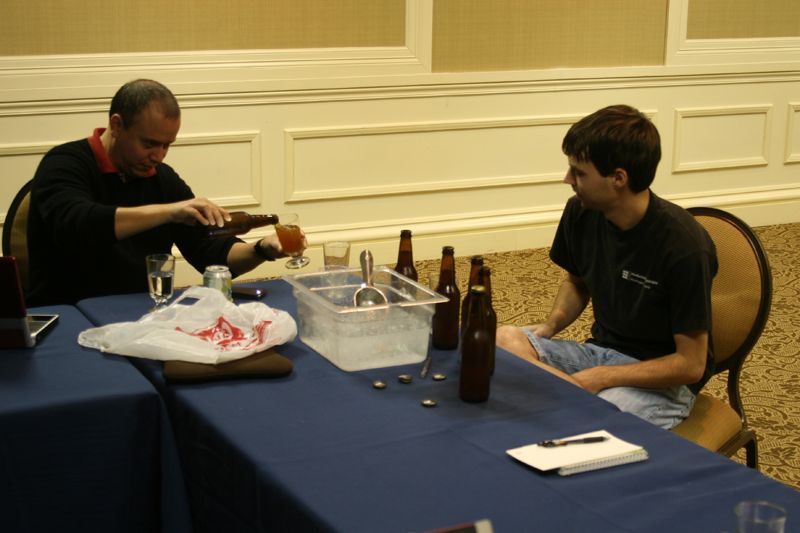 After a week of long meetings and planning, it was time to enjoy a nice brew made by our own Jeremy. Cheers to that!