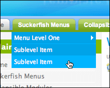 CSS dropdown menu for Joomla