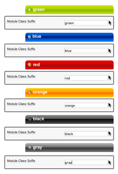Aqualine (Noir) Module Positions