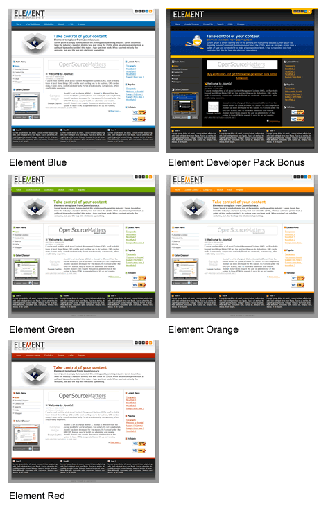 Element Color Packs