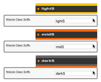 Elevation Module Suffixes