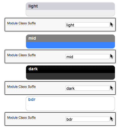 Lightfast Module Suffixes