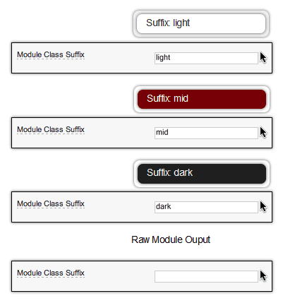 Lush Module Suffixes