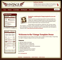 JS community Drupal Theme Joomlashack Vintage Drupal Theme