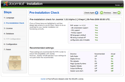 Pre Installation Check Pre Installation Check