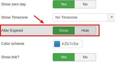 New After Expired setting 