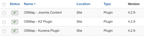 The version number of a Joomlashack extension