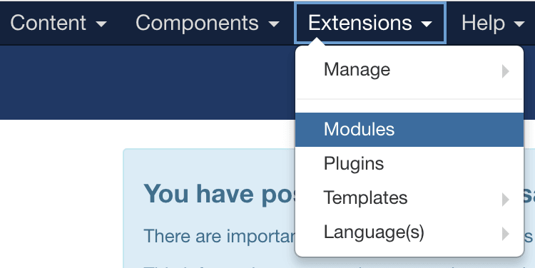 joomla modules