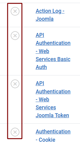 the greyed checkmarks