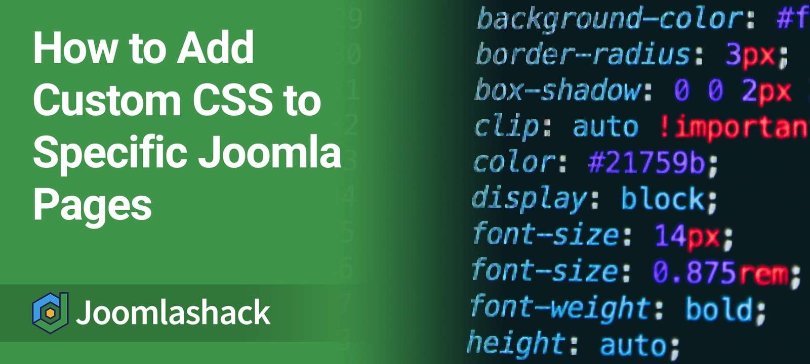 How to Design Individual Joomla Pages With CSS