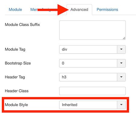 joomla 4 module styles