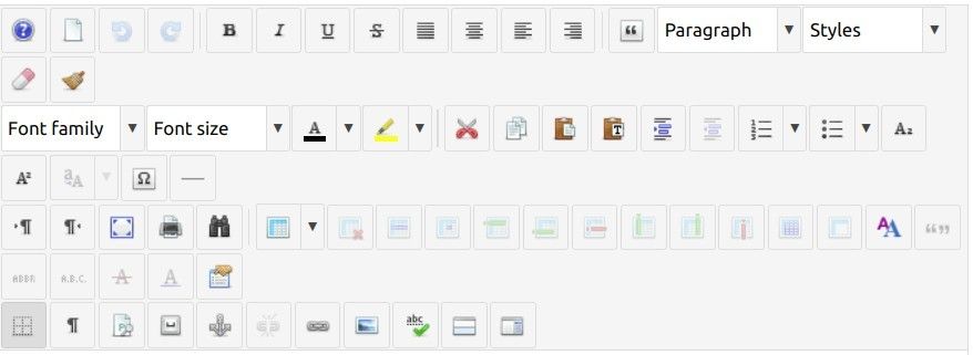 jce html editor with more features