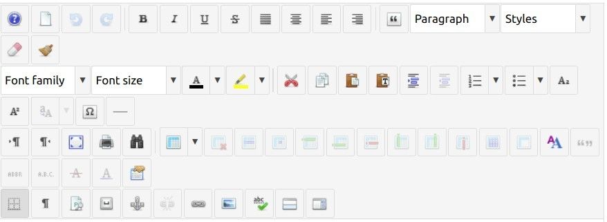 jce html editor with more features