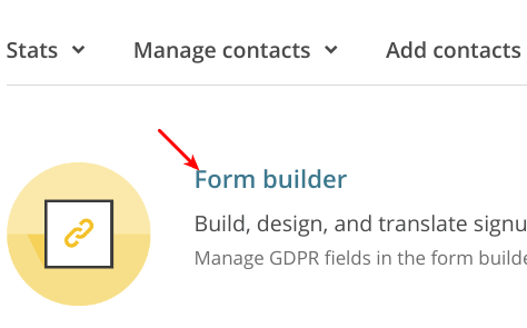 click form builder