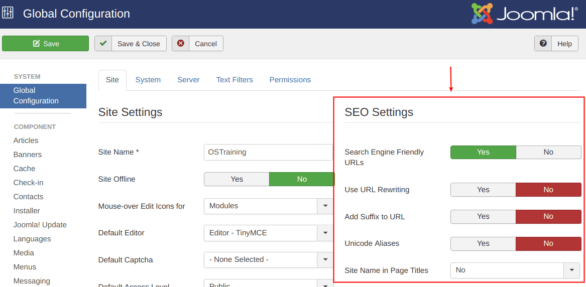 03 seo settings