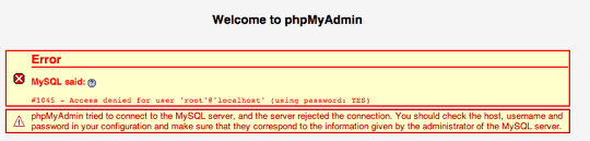 How to Fix Error 1045 in phpMyAdmin