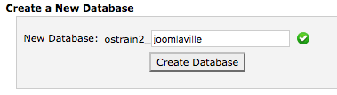 03 enter database name