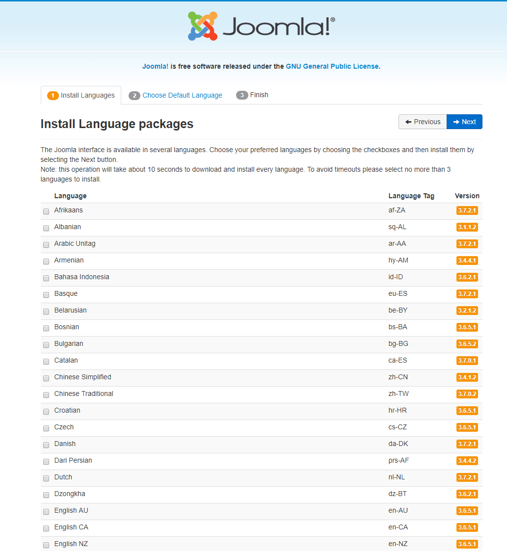 15 you will see install language packages screen