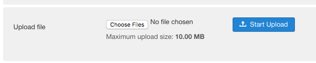 choose files button