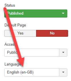 Under the Language option, choose English (en-GB)