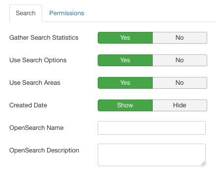 Click Options and set Gather Search Statistics to Yes