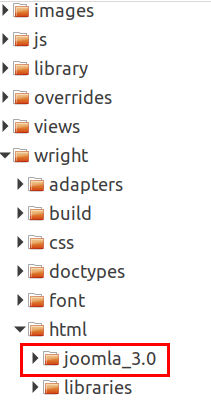 Find the joomla_3.0 folder