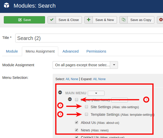 09 dropdown list of menu items