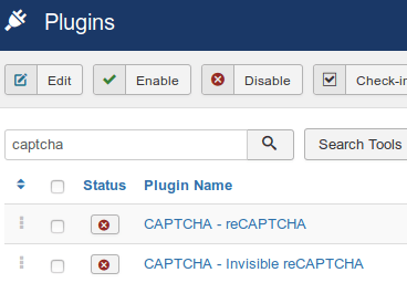 two captcha plugins