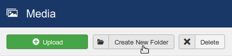 click create new folder