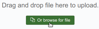 click or browse the file