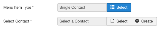 Select a Joomla contact form