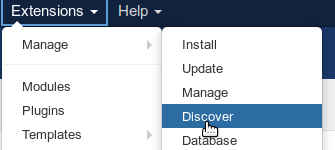 go to extensions manage discover