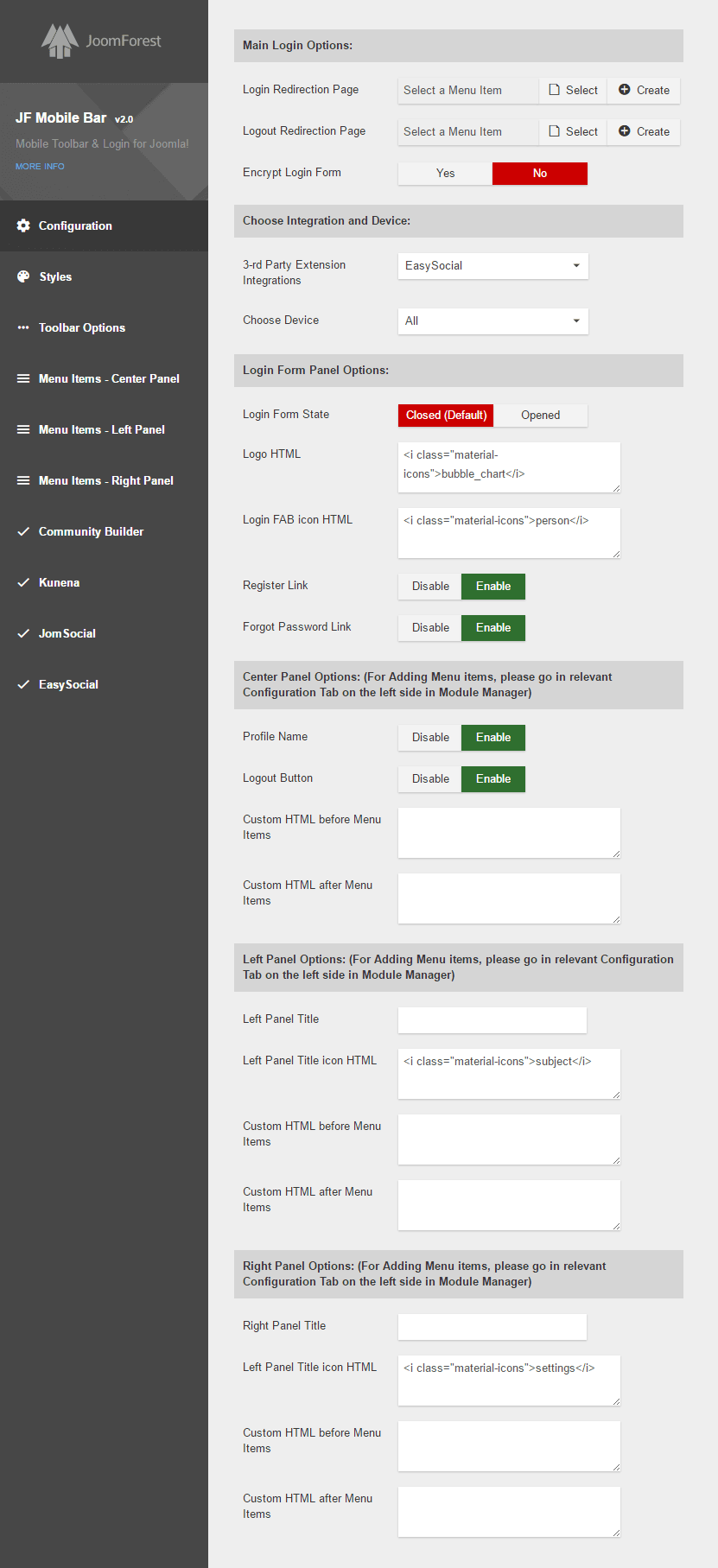 03 params config