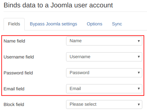 Four fields connected