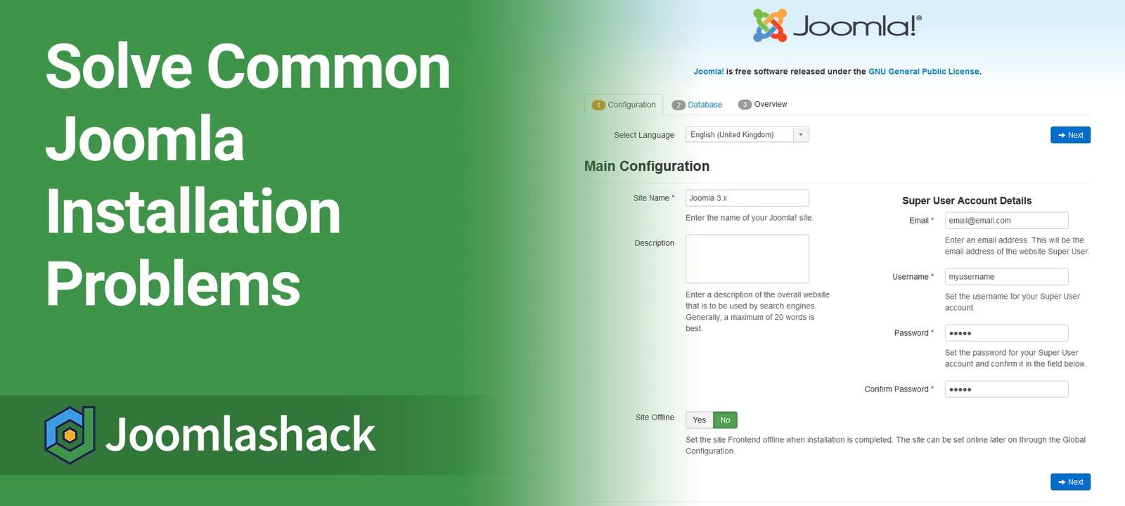 Solve Common Joomla Installation Problems