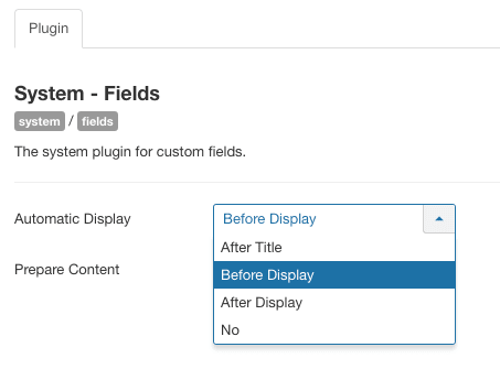 fields plugin