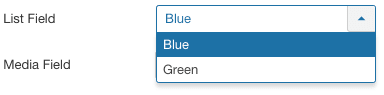 list field in Joomla