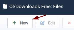 the new button
