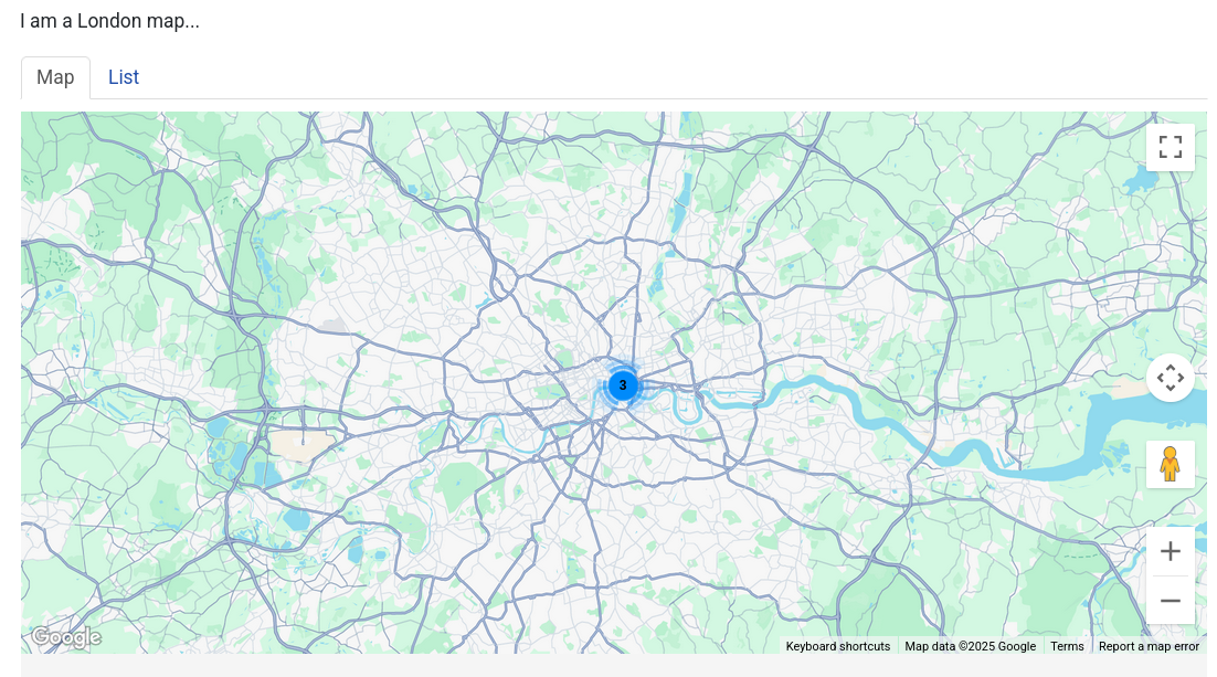 map without labels map style