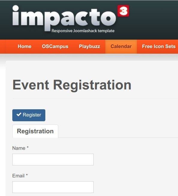 09 the frontend registration form