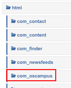 Click com_oscampus