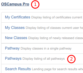 click oscampus pro click pathways